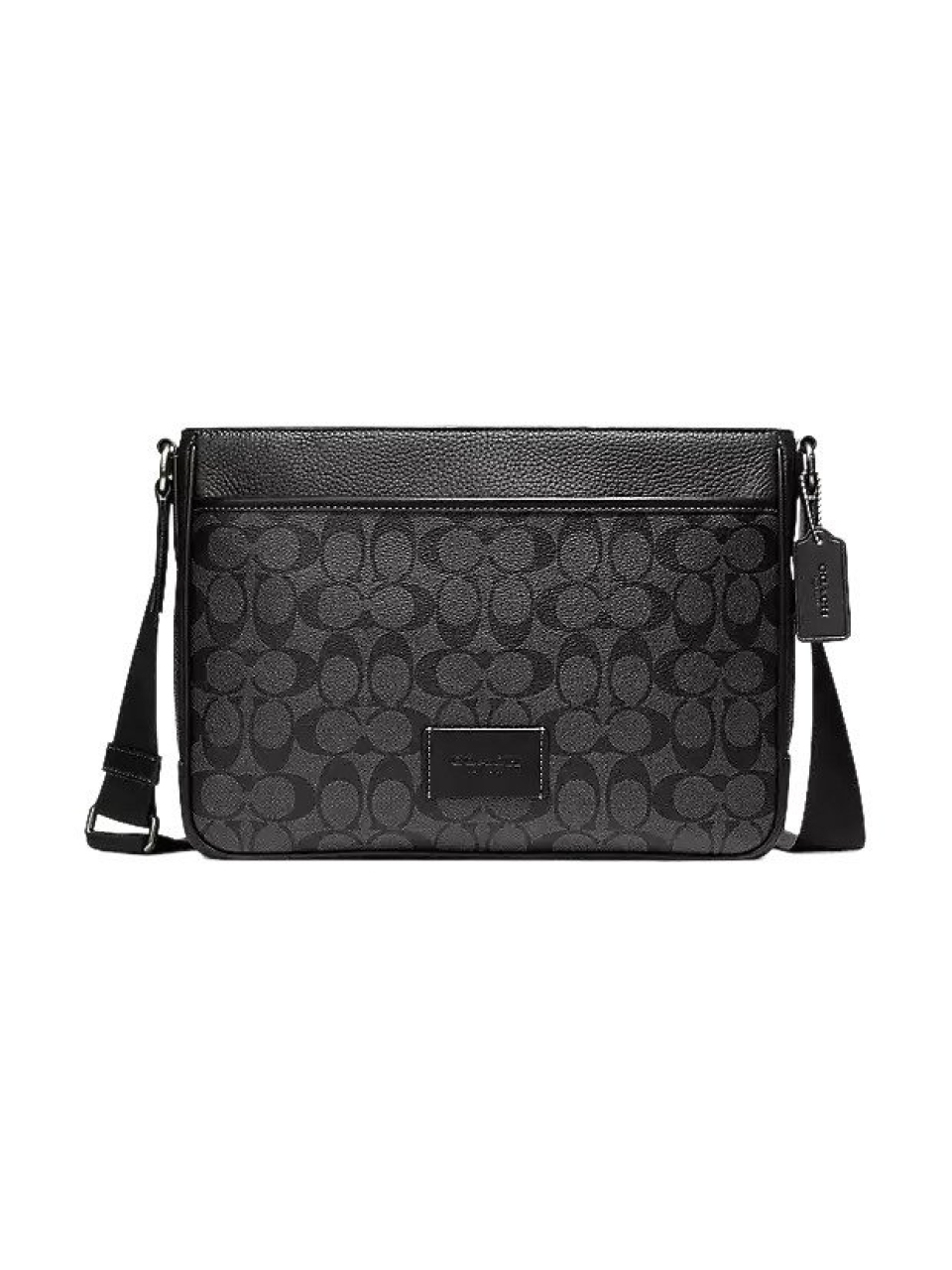 Мужская сумка-мессенджер Coach District из канвы Signature